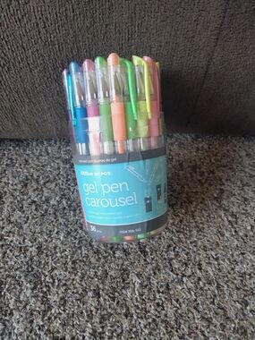 Office Depot Gel Pen Carousel - Multicolor (36 Pack)